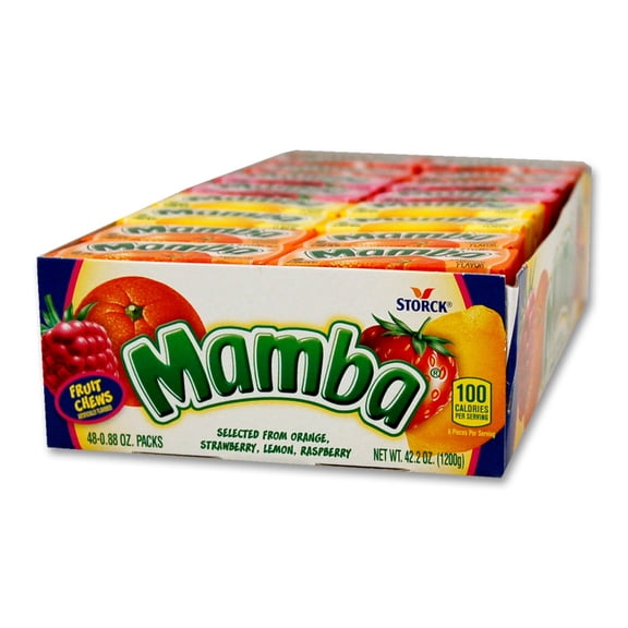 Storck Mamba  Fruit Chews, 48 ea