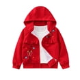 thumbnail image 1 of RXIRUCGD Children's Clothing Children's Spring Coats Small And Medium-sized Children's Spring Coats( Red, Size:9 Months ), 1 of 5