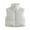 White, variant on Lindreshi Winter Coats for Women Plus Size Women's Winter Crop Vest Lightweight Sleeveless Warm Outerwear Vest Padded Gilet Tops Coat