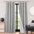 thumbnail image 1 of Cortinas RYB HOME 3 en 1, insonorizadas, opacas, aislantes, de lino, 1 of 8