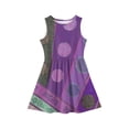 thumbnail image 3 of LTTVQM Dresses for Girls 9-10 Casual Color Block Sundress Lightweight Sleeveless Midi Dresses Vacation Crewneck 2026 Summer Spring Dresses Purple 9-10 Years, 3 of 4