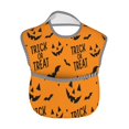 thumbnail image 2 of Susaid Trick Or Treat Print Bibs for Babies Toddlers Adjustable Waterproof Free Soft Durable Bibs for eating with Large Pocket Food Catcher, 2 of 8