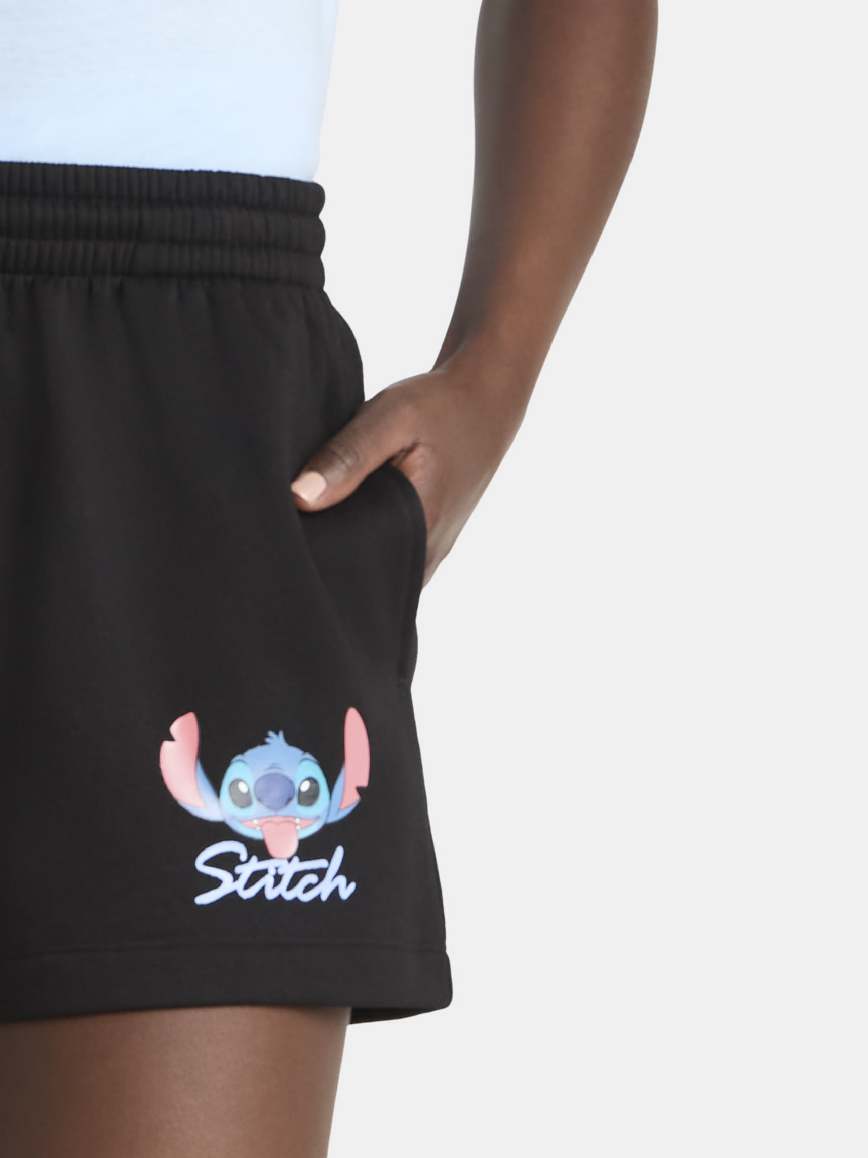 Stitch Women's Graphic Fleece Shorts, Sizes XXS-XXL
