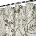 thumbnail image 4 of 36" x 72" Bright Floral Shower Curtain Vibrant Flower Print Rust-Resistant Grommets, 4 of 5
