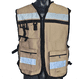 thumbnail image 2 of Chaleco Industrial Brigadista Con Reflejante Textil Costados Abiertos, 2 of 4