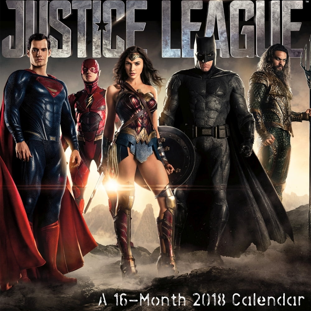 Justice League Mini Wall Calendar More Pop Culture By Trends 
