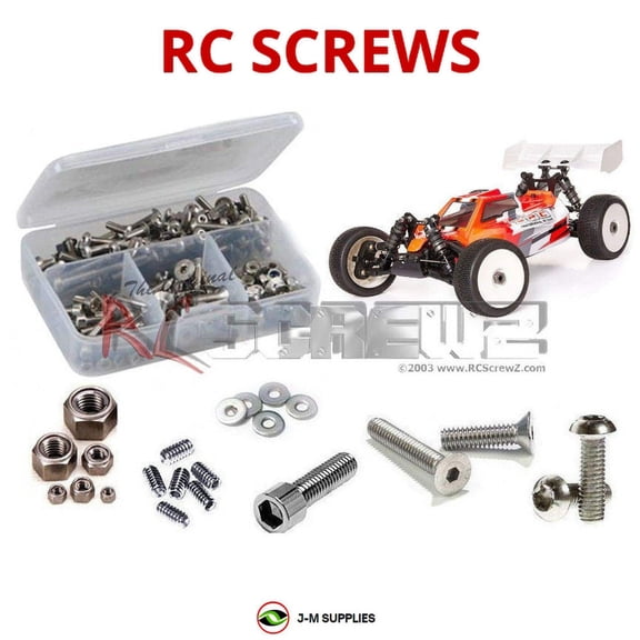 RCScrewZ Stainless Steel Screw Kit for WRC SBX2e 1/8 4WD Buggy wrc004 RC Car | SET