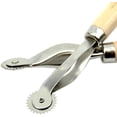 thumbnail image 3 of NUNADERNU Tracing Wheel Sewing Roulette Sewing Tool Serrated Edging Sewing with 3 PCS Wooden Handle -20mm, 3 of 5