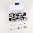 thumbnail image 1 of Aluminium Capacitors Kit, SMD Electrolytic Capacitor Portable 180Pcs  for DIY, 1 of 5