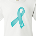 thumbnail image 4 of Inktastic Teal Awareness Ribbon Youth T-Shirt, 4 of 5