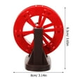 thumbnail image 2 of OULII Fontaine à Eau Décorative en Pot Rouge en Plastique 1Ensemble, 2 of 5