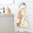 thumbnail image 7 of Ryvnso Cute Happy Bear Cotton Hand Towels Sets Face Towel 2 PCs Bathroom Decorative, 7 of 7