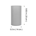 thumbnail image 2 of UPOUART 2pcs Lamp Shades For Floor Lamp Grey Cloth Light Diffusion Living Room, 2 of 5