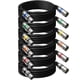 thumbnail image 1 of Cables XLR Heams Professional, paquete de 6 unidades, 7,6 m, trenzados sin ruido, 1 of 7
