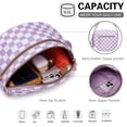 thumbnail image 6 of Gynky Checkered Crossbody Bag Bum Bags for Women, Spacious Nylon Shoulder Handbag Purse Fanny Packs Belt Bag, 6 of 6