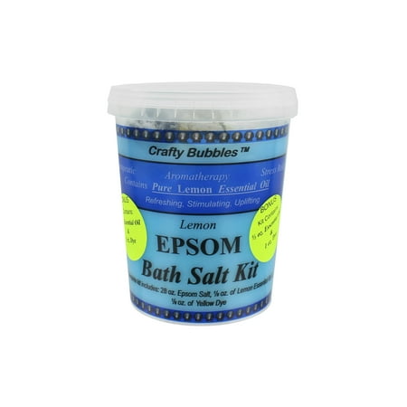 Crafty Bubbles Bath Salt Kit Epsom Lemon Crafty Bubbles Bath Salt Kit Epsom Lemon