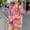 Hot Pink, variant on Amidoa Girls Summer 2 Piece Outfits Floral Cute Short Sleeve and Elastic Waist Shorts Kids Clothing Set Purple Size Purple Size 12
