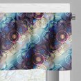 thumbnail image 5 of Ambesonne Leaf Valance & Curtain, Diagonal Gradient Lotus, 55"x36", Multicolor, 5 of 6