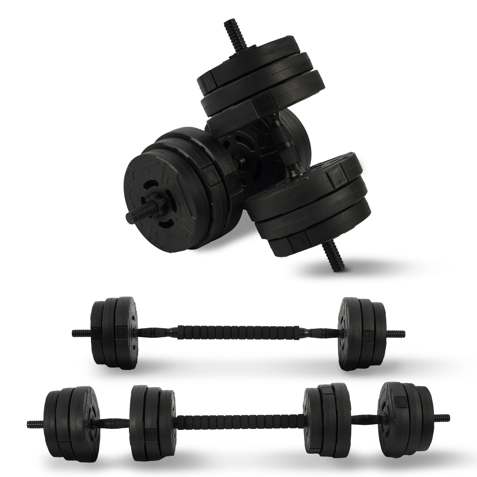 MaxKare 66LB Adjustable Dumbbell Set, 4-in-1 Dumbbell