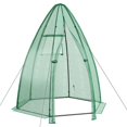thumbnail image 1 of Costway Mini Invernadero Portátil de Jardín con Cubierta de PE para Todo Clima Puerta Enrollable Ventana de Malla para Plantas 160 x 160 x 183 cm, 1 of 9