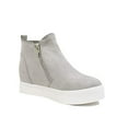 thumbnail image 3 of Soda Taylor Nubuck Hight Top Slip On Fashion Sneakers Light Grey (10, Light Grey), 3 of 6