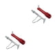 thumbnail image 2 of Riwesomey Pata de cabra antideslizante universal para motocicleta, soporte lateral ajustable, reparación de motocicletas, accesorios Rojo 2piezas, 2 of 6