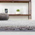 thumbnail image 4 of SAFAVIEH Tahoe Bertrand Abstract Shag Area Rug, Grey/Ivory, 8' x 10', 4 of 8