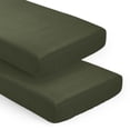 thumbnail image 1 of Juego de Sábanas Ajustables para Cuna Sweet Jojo Designs 132x71x20cm Verde Oscuro, 1 of 6