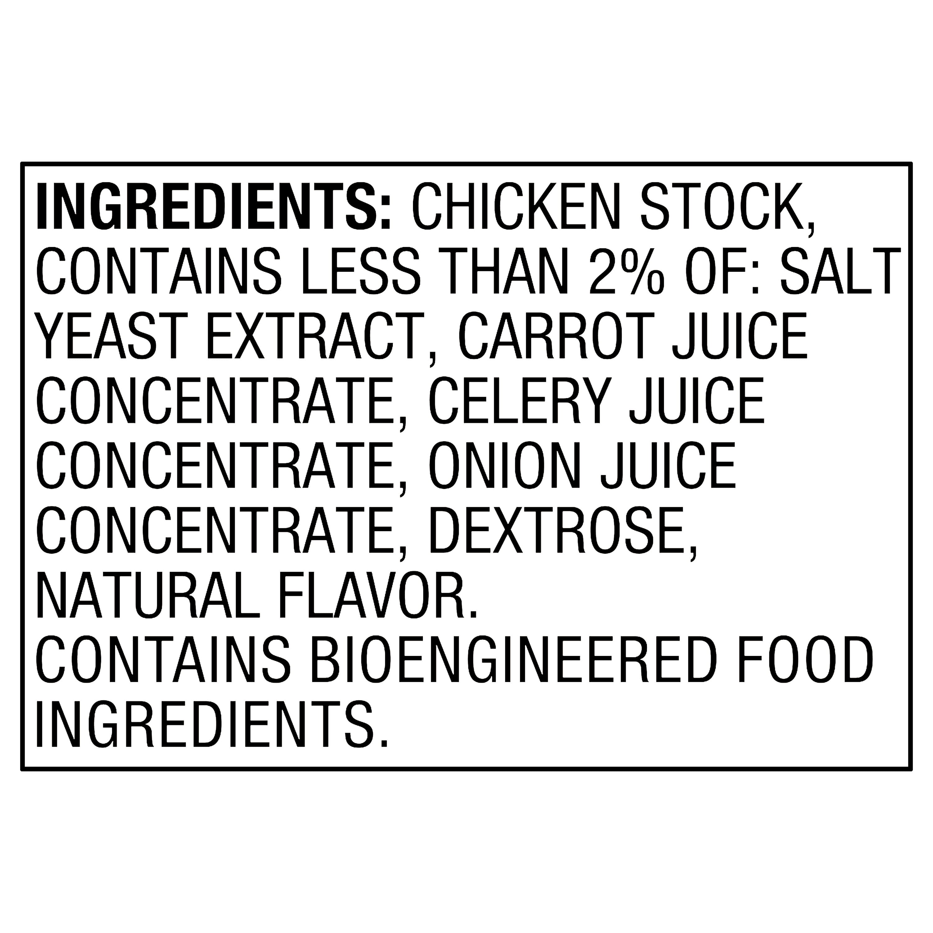 (4 pack) Great Value Reduced Sodium Gluten-Free Chicken Broth, 14.5 oz Can (Shelf-Stable)