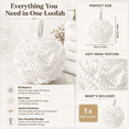 thumbnail image 4 of 80g Mesh Bath Shower Loofah Sponge - Soft Pouf Body Wash Scrubber, Fluffy Bath Scrunchies for Exfoliation, Reusable Shower Loofahs for Daily Bathing,White,5.31in/14cm, 4 of 9