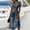 Blue, variant on Women's Patchwork Plaid V-Neck Midi Dress - Short Sleeve Ruched Waist A-Line Dress - Modern Geometric Check Summer Casual Dress for Art Exhibits, Cafe Lounging, and Daily WearBeige M