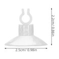thumbnail image 3 of 20 piezas, Clips de luz transparentes con ventosa para colgar, guirnalda de luces para vacaciones al aire libre, Mini ganchos de luz, ventosas para acuario con Clips, 3 of 8