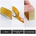 thumbnail image 5 of 3 Rolls 32.8 Yards x 0.6" Glitter Decorative Tapes Adhesive Crafting Washi Paper Tape Gold Foil Masking Tapes Stick for DIY Scrapbook Gifts Wrapping Car Furniture Graphic Arts Walls Decor Gold, 5 of 9