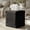 Black, variant on Stylish Tissue Box Cover - This  Linen Holder Instantly Covers Your Square Tissue Boxes - The Perfect Cube Cover for Your Bathroom and Home