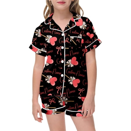 XIYON Girl Clothes Girls Floral Printed Long Sleeve Top And Pants Soft Homewear Loungewear For Kids Toddler And Youth 8-9 Years