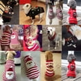 thumbnail image 4 of Ropa de moda para perros, suéter de punto con ciervos navideños, traje para chihuahua y bichón, abrigo para cachorros, chaqueta cálida para otoño e invierno, ropa para mascotas, 4 of 5