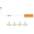 thumbnail image 1 of Mistaha USB Powered LED Grow Light Panel with Full Spectrum, 5 Adjustable Brightness Levels, 8/12/16H Timer, 72pcs 2835 LED Beads, Hanging Quantum Board Plant Light for Indoor Plants - L3 One Head, 1 of 6