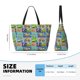 thumbnail image 4 of Fotbe Construction Machinery Bolsa de Viaje para Playa - Resistente al Agua, Bolsa Tote de Gran Capacidad y Ligera con 7 Bolsillos para Mujeres y Hombres, 4 of 7