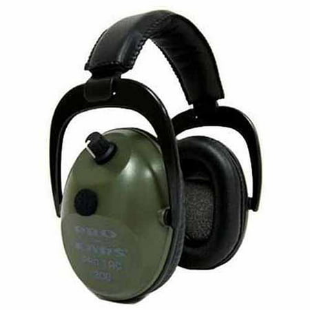 Pro Ears Electronic Hearing Protection Pro Tac Plus Gold, Green, Lithium 123