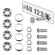 thumbnail image 1 of Auto Electric Car Motorbike Universal License Plate Holder Fixing Screws Stainless Steel Anti-theft Security Bolts Buckle Cap, 1 of 5
