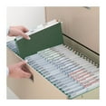thumbnail image 5 of Smead TUFF Hanging Folders with Easy Slide Tab, Legal Size, 1/3-Cut Tab, Standard Green, 20/Box (64136), 5 of 6