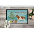 thumbnail image 2 of Caroline's Treasures BB9194JMAT Ayrshire Cow Christmas Door Mat, Indoor Rug or Outdoor Welcome Mat 24x36 Doormat , 36"L, 2 of 4