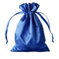 thumbnail image 6 of Efavormart 60 Pack | 5" Royal Blue Satin Drawstring Wedding Party Favor Gift Bags, 6 of 11