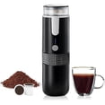 thumbnail image 1 of Machine à café portable compatible avec les capsules de tasse K Café moulu Cafetière à main à commande manuelle pour le camping, la randonnée, 1 of 5