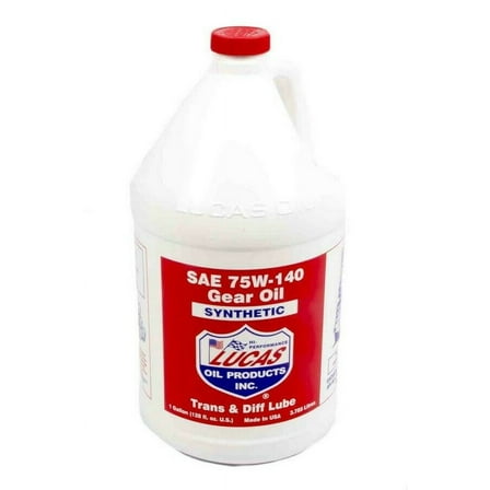 Lucas Oil 10122 Synthetic SAE 75W-140 Trans & Diff Lube-1 Gal