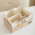 thumbnail image 5 of Sunveno Foldable Polyester Nursery Diaper Caddy Organizer for Infant with Zebra, 5 of 10