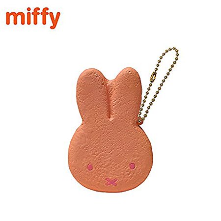 Japanese Ice Cream Sandwich Miffy The Beautiful and Kawaii Pink Bunny Rabbit Ice Cream Cookie Sandwich Squishy with Choco-vanilla filling Japan Exclusive ()