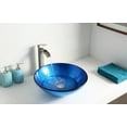 thumbnail image 2 of ANZZI Clavier 16.5" Tempered Glass Bathroom Vessel Sink in Lustrous Blue, 2 of 3