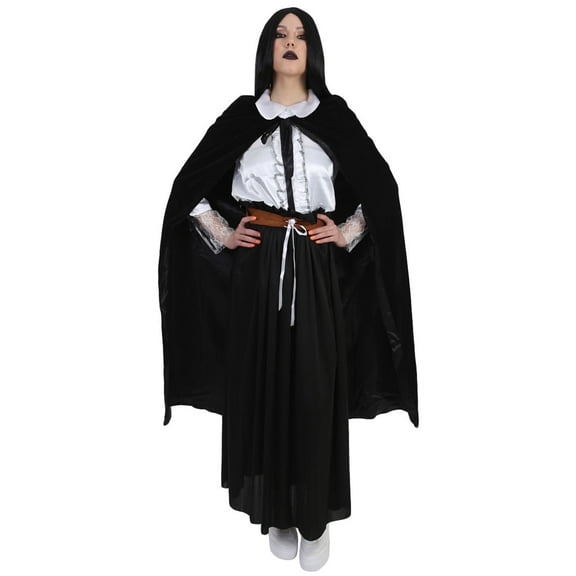 HPO Adult Women's Forest Witch Costume – Gothic Skirted Dress for Halloween & Cosplay, Size XL