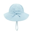 thumbnail image 5 of Byoo UPF 50+ Sun Hat for Toddler Girl Wide Brim Adjustable Pool Beach Packable CowToddler Boy Fishman's Hat, 5 of 6